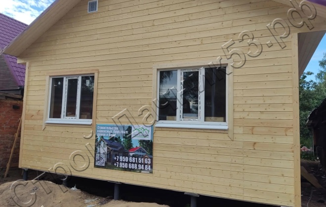 4 каркасный дом 11х6.5м, 71.5 м², московская область, ногинский район, село балобаново (7)